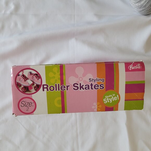Vtg Barbie Sparkle Wheels Roller Skates Youth SZ 2 - Picture 14 of 15